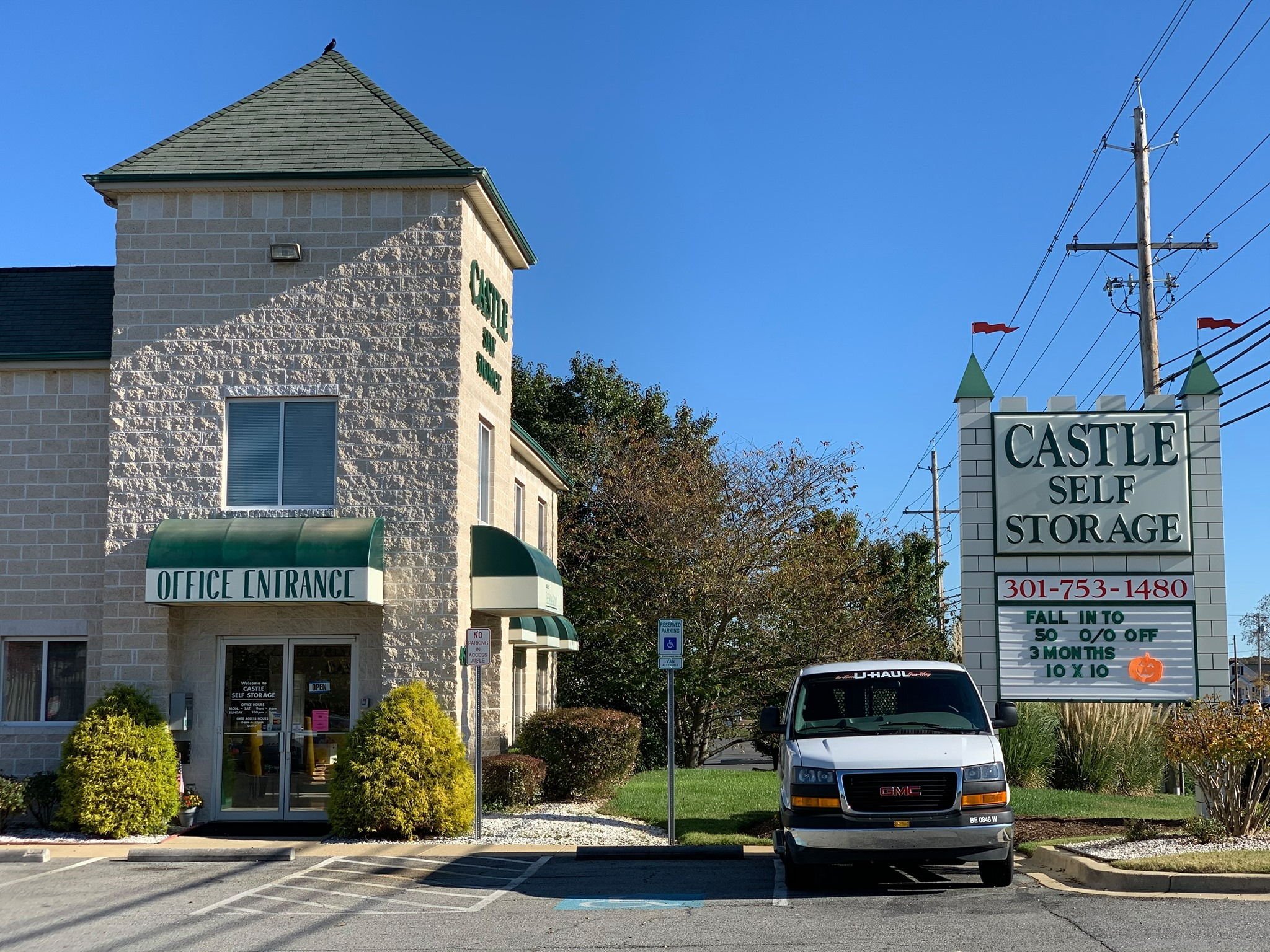 Castle Self Storage at 4585 Crain Hwy